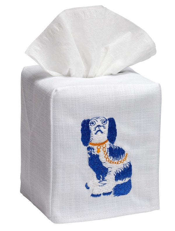 Tissue Box Cover, Embroidered Animals - Image 5